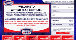 Desktop Screenshot of airtimeflagfootball.com