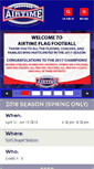 Mobile Screenshot of airtimeflagfootball.com